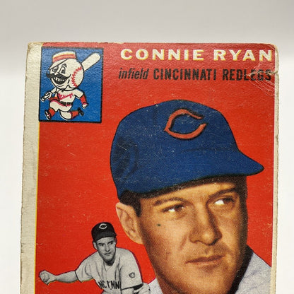 Connie Ryan 1954 Topps #136 Cinncinnati Redlegs VG - Collector Store LLC