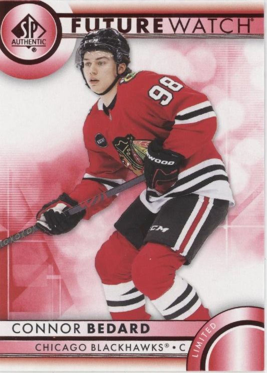 Connor Bedard 2023 - 24 Upper Deck SP Authentic Future Watch Limited 110 - Collector Store LLC