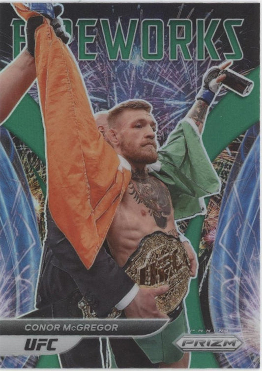 Connor McGregor 2022 Panini Prizm Fireworks Prizm #21 - Collector Store LLC