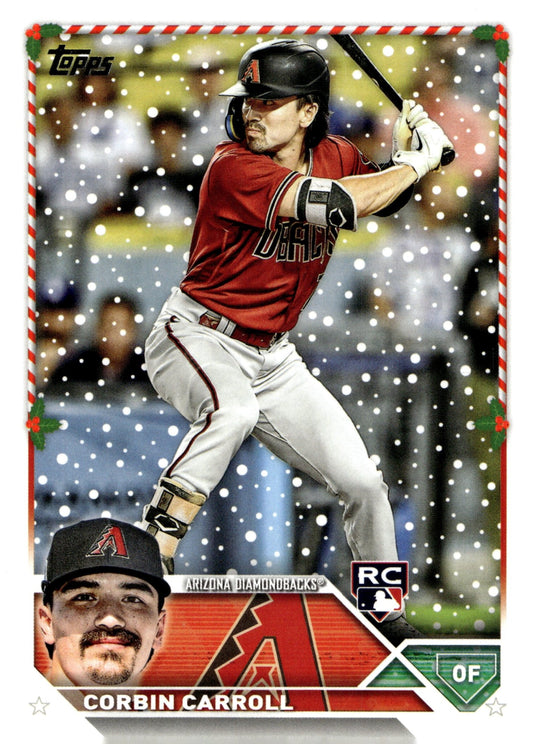 Corbin Carroll 2023 Topps Holiday RC H113 - Collector Store LLC