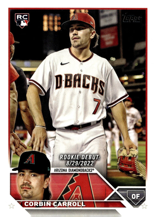 Corbin Carroll 2023 Topps Update Series RC US244 3 - Collector Store LLC