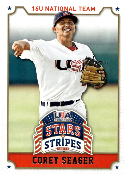 Corey Seager 2015 Panini USA Baseball Stars & Stripes 25 - Collector Store LLC