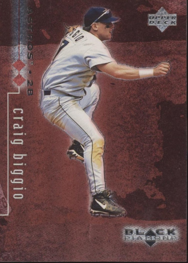 Craig Biggio 1999 Upper Deck Black Diamond 0674/3000 #38 - Collector Store LLC