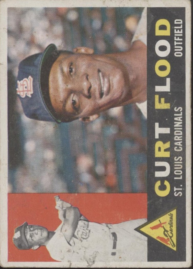 Curt Flood 1960 Topps #275 St. Louis Cardinals GD - Collector Store LLC