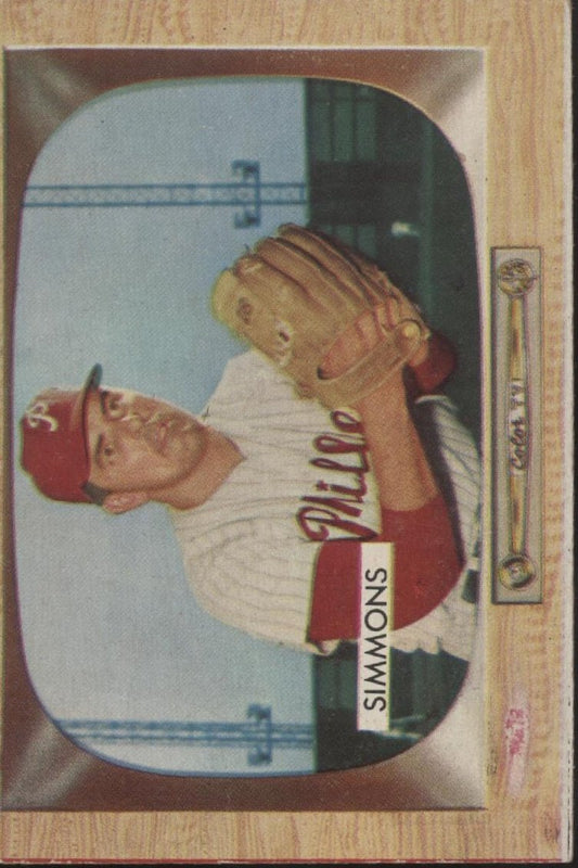 Curt Simmons 1955 Bowman #64 Philadelphia Phillies VG #2 - Collector Store LLC