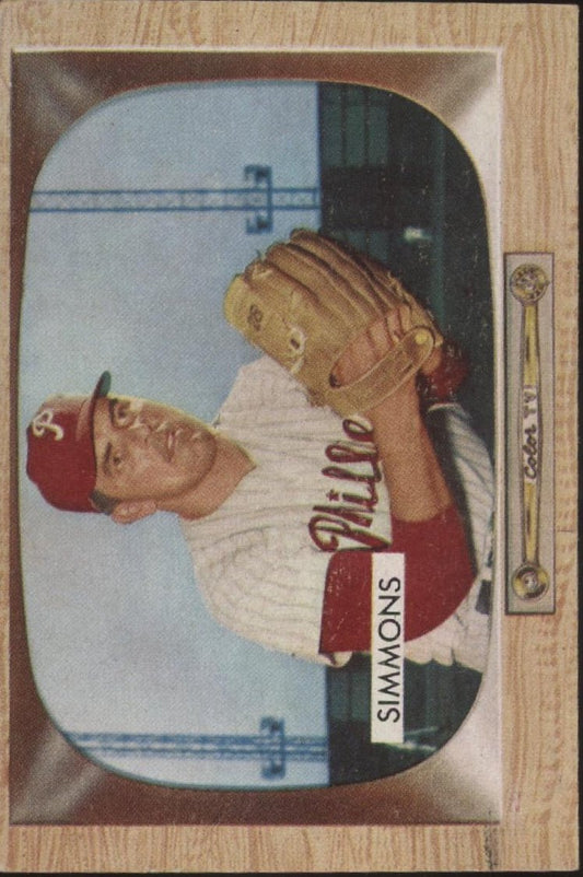 Curt Simmons 1955 Bowman #64 Philadelphia Phillies VG #3 - Collector Store LLC