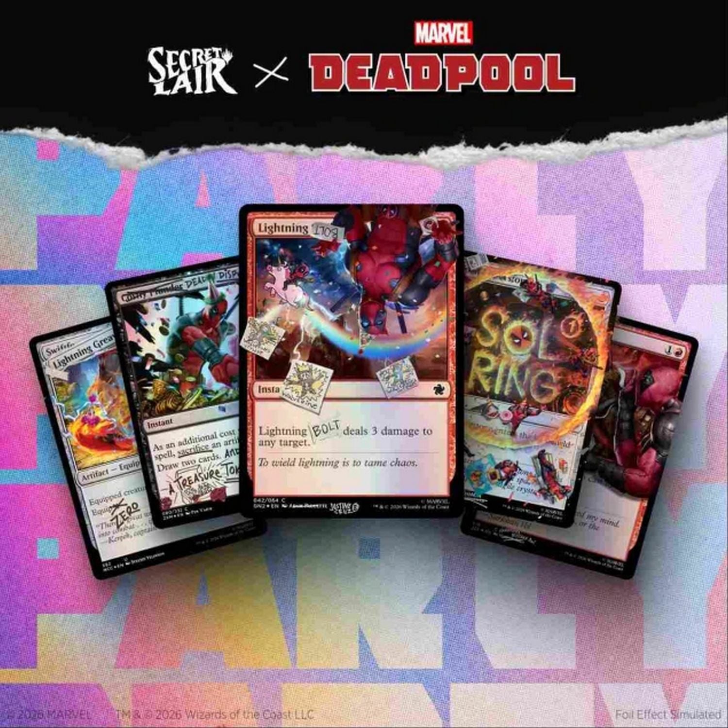 Magic the Gathering: Secret Lair x Marvel - I Fixed It (You're Welcome) Pool Party Foil、Magic the Gathering、kayou
