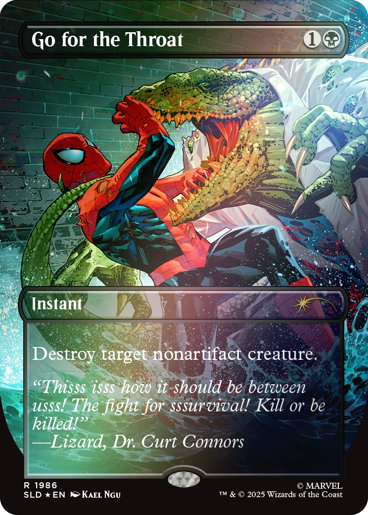 Magic the Gathering: Secret Lair x Marvel - Spider-Man: Villainous Plots [Rainbow Foil Edition]