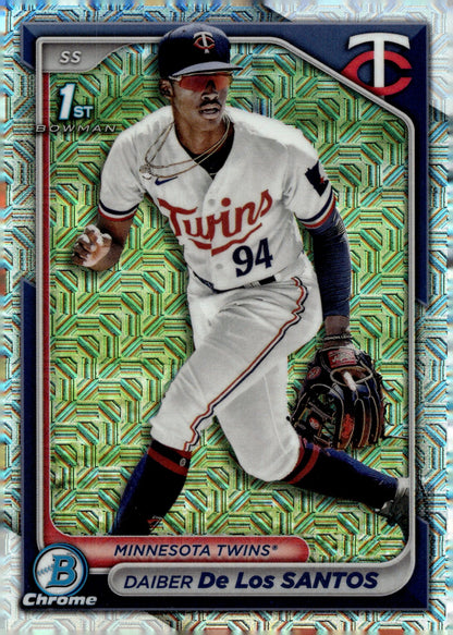 Daiber De Los Santos 2024 Bowman Chrome Mojo Refractor #BCP - 185 #1 - Collector Store LLC