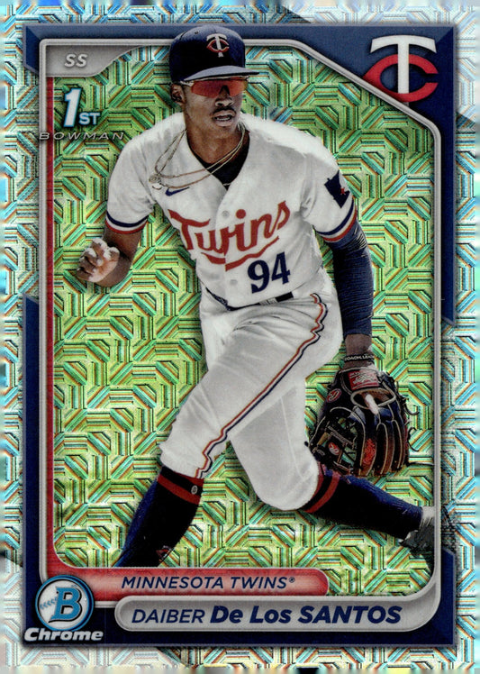 Daiber De Los Santos 2024 Bowman Chrome Mojo Refractor #BCP - 185 #2 - Collector Store LLC