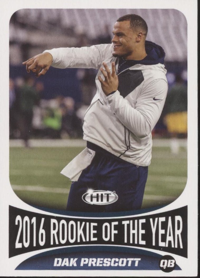 Dak Prescott 2017 Sage Hit Rookie of the Year Instant Impact #135 - Collector Store LLC