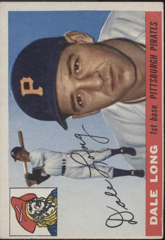 Dale Long 1955 Topps RC #127 Pittsburgh Pirates EX #1 - Collector Store LLC