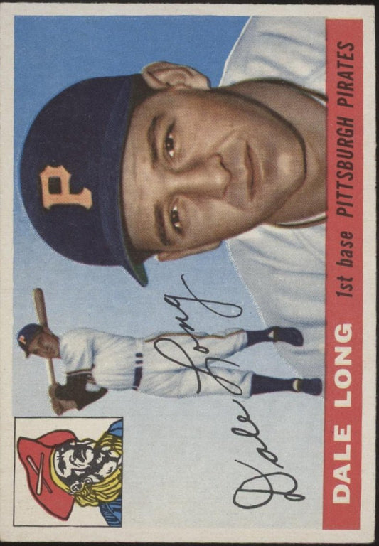 Dale Long 1955 Topps RC #127 Pittsburgh Pirates EX #3 - Collector Store LLC