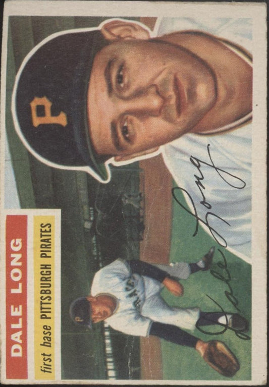 Dale Long 1956 Topps #56 Pittsburgh Pirates VG - Collector Store LLC