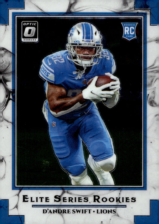 D'Andre Swift 2020 Panini Donruss Optic Elite Series RC #ESR - DS - Collector Store LLC