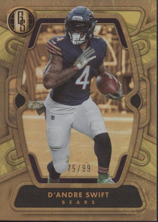 D'Andre Swift 2024 Panini Gold Standard 75/99 #17 - Collector Store LLC