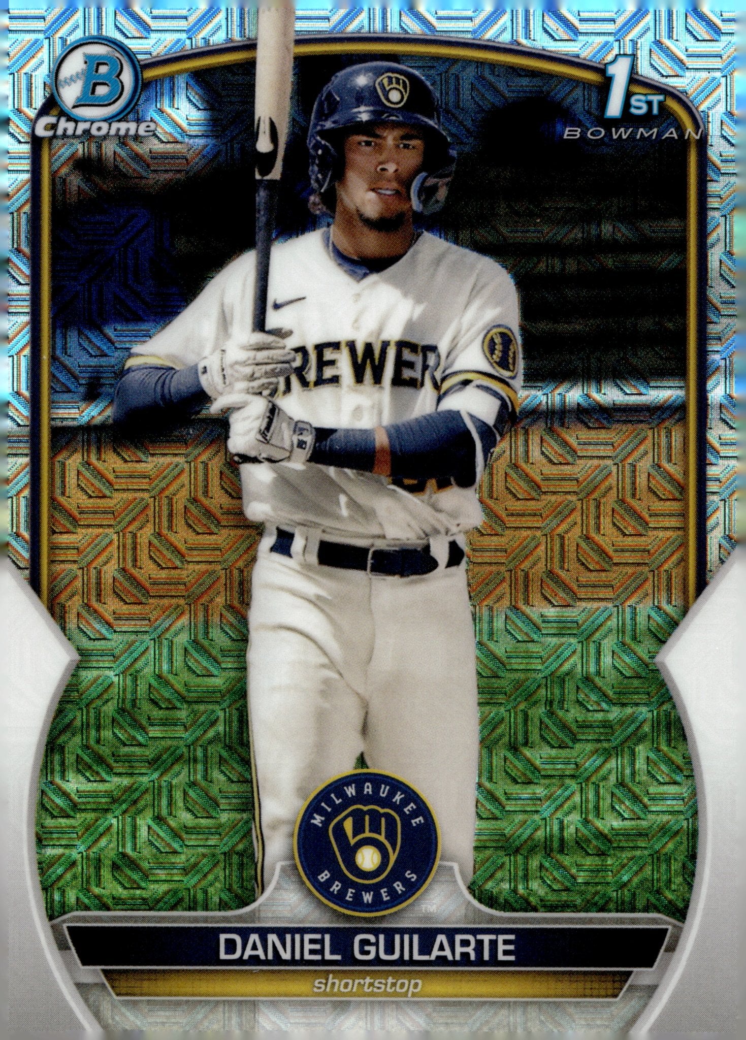 Daniel Guilarte 2023 Bowman Chrome Mojo Refractor BCP - 21 2 - Collector Store LLC