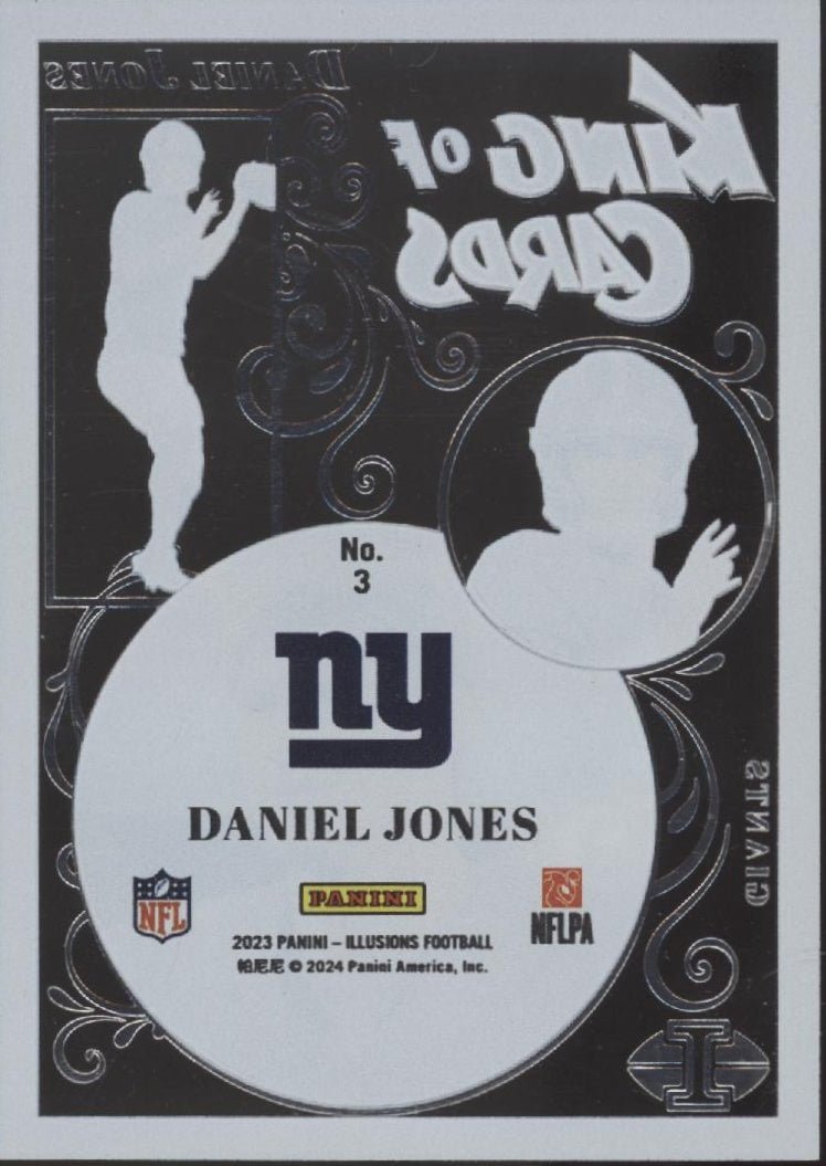 Daniel Jones 2023 Panini Illusions King of Cards #3 - Collector Store LLC