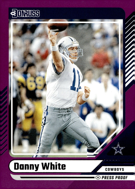 Danny White 2024 Panini Donruss Press Proof Purple #165 - Collector Store LLC
