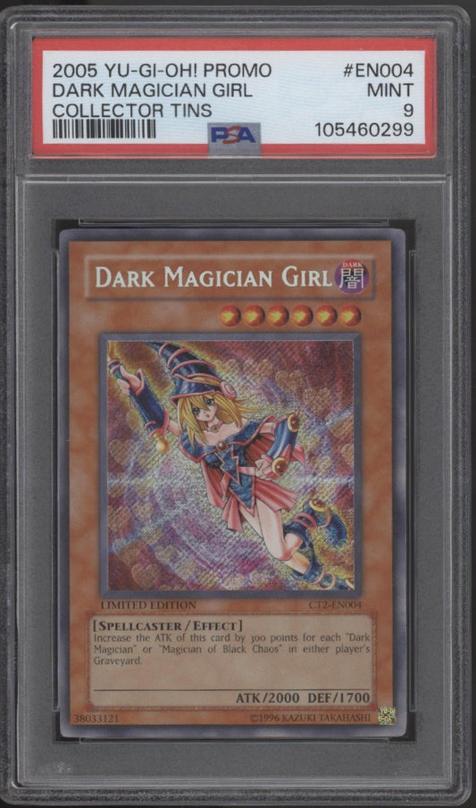Dark Magician Girl Yu - Gi - Oh! Collector Tins Promo #EN004 PSA 9 - Collector Store LLC