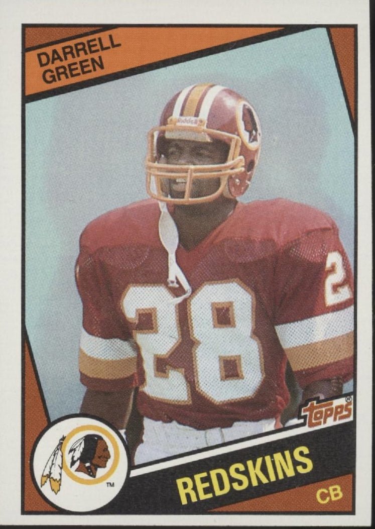 Darrell Green 1984 Topps RC #380 Washington Redskins #8 - Collector Store LLC
