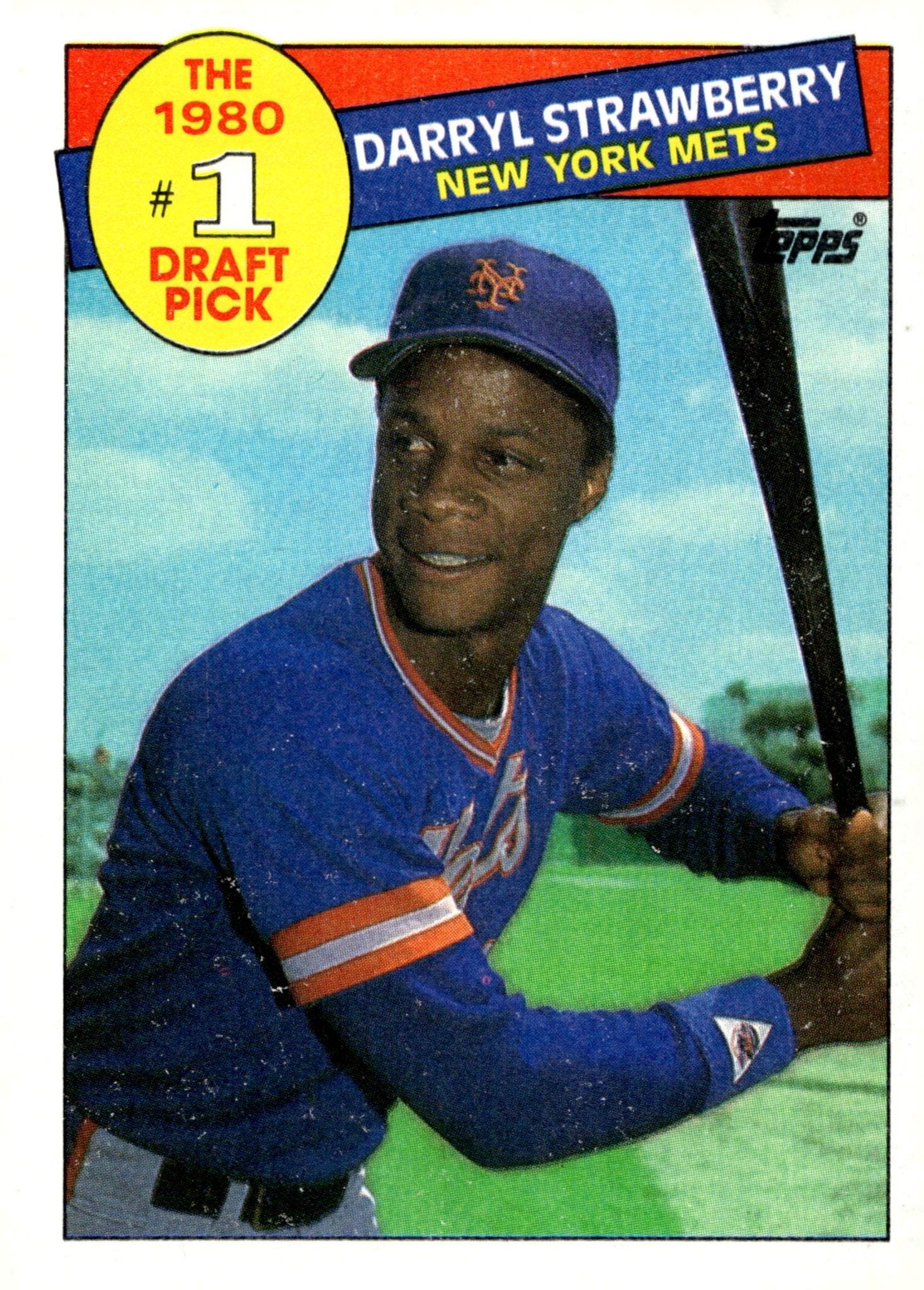 Darryl Strawberry 1985 Topps 1 Draft Pick 278 3 - Collector Store LLC