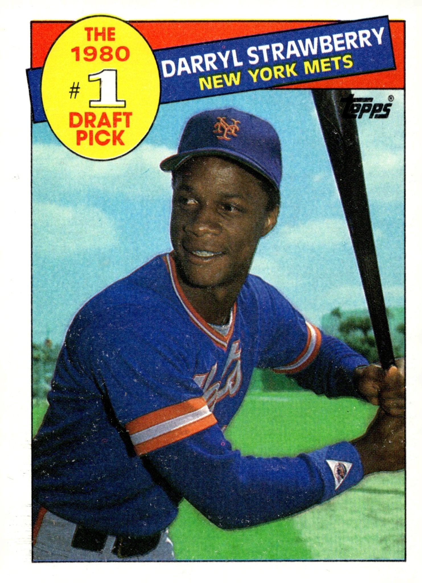 Darryl Strawberry 1985 Topps 1 Draft Pick 278 4 - Collector Store LLC