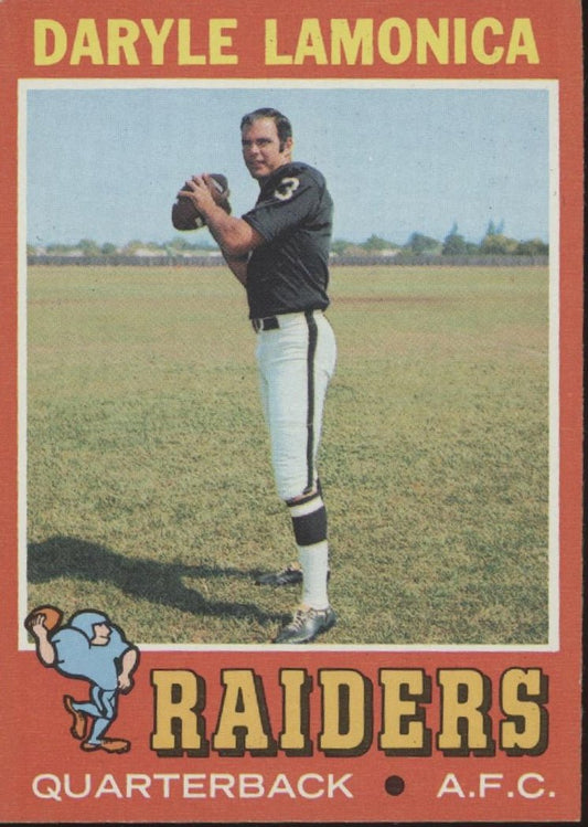 Daryle Lamonica 1971 Topps #70 Oakland Raiders EX - Collector Store LLC