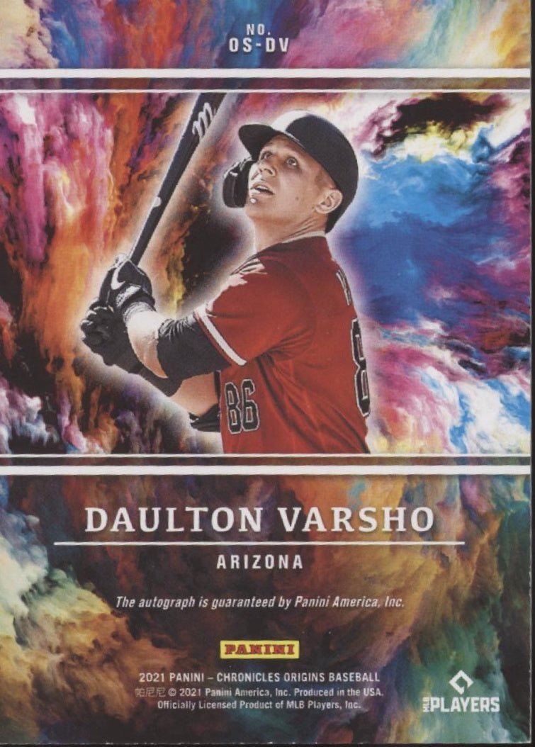 Daulton Varsho 2021 Panini Origins Auto #OS - DV - Collector Store LLC