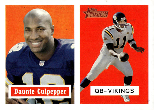 Daunte Culpepper 2002 Topps Heritage #46 - Collector Store LLC
