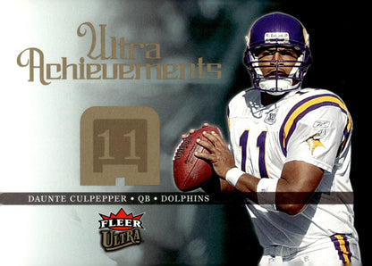 Daunte Culpepper 2006 Fleer Ultra Achievements #UA - DC - Collector Store LLC