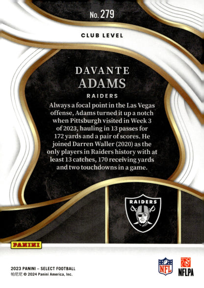 Davante Adams 2023 Panini Select #279 - Collector Store LLC