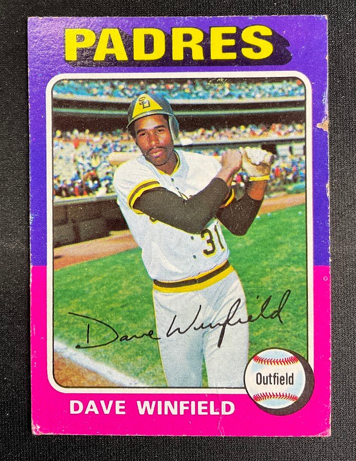 Dave Winfield 1975 Topps #61 San Diego Padres VG - Collector Store LLC