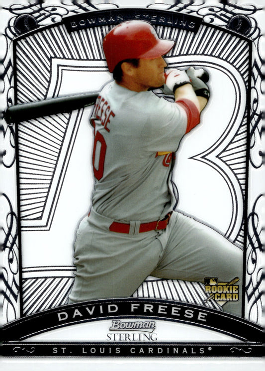 David Freese 2009 Bowman Sterling RC #BS - DFR - Collector Store LLC