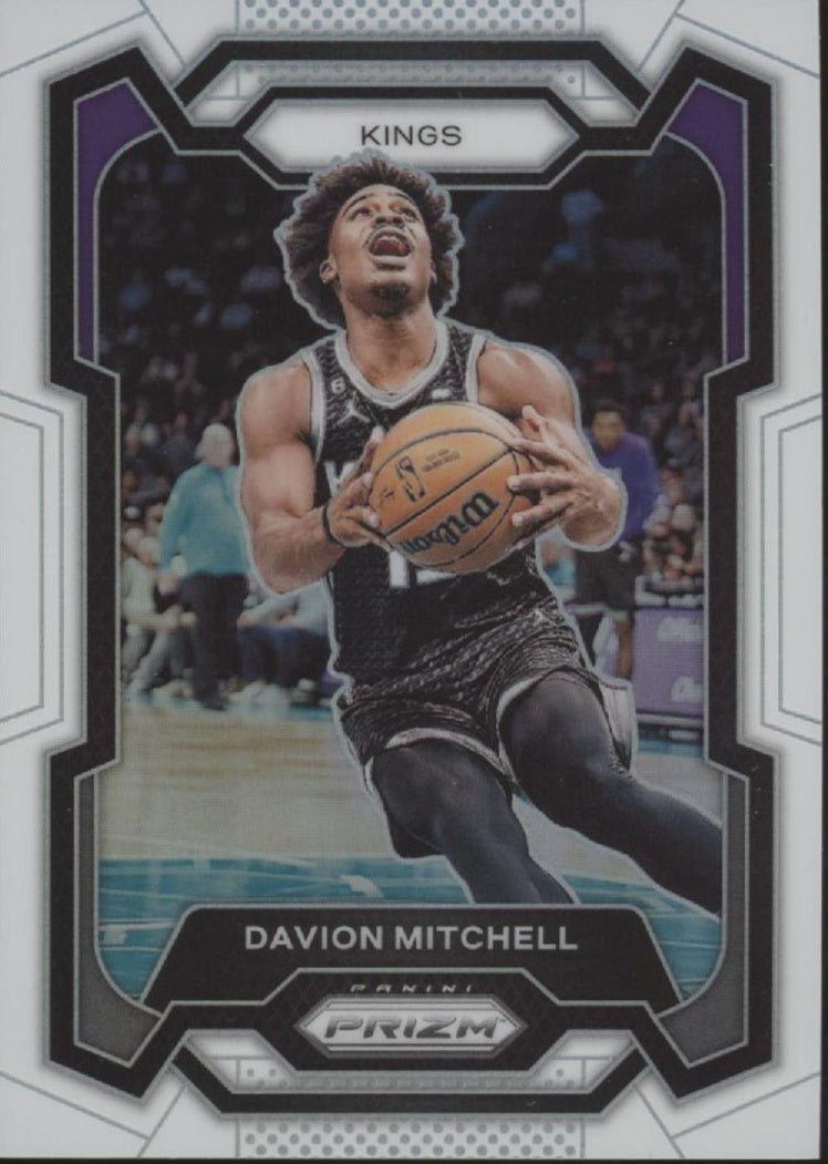 Davion Mitchell 2023 - 24 Panini Prizm White Prizm 131/175 #227 - Collector Store LLC