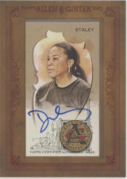 Dawn Staley 2023 Topps Allen & Ginter Mini Framed Auto MA - DS - Collector Store LLC