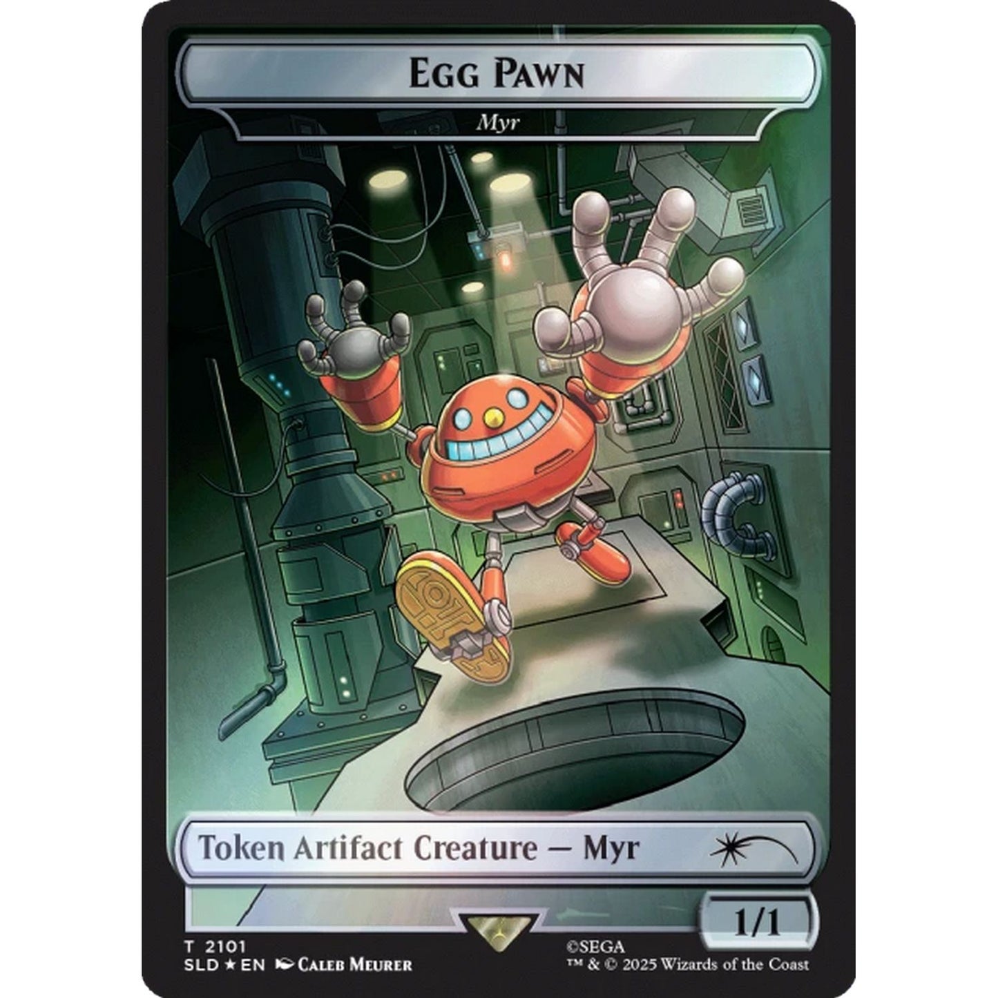 Magic the Gathering: Secret Lair X Sonic Turbo Gear [Rainbow Foil]