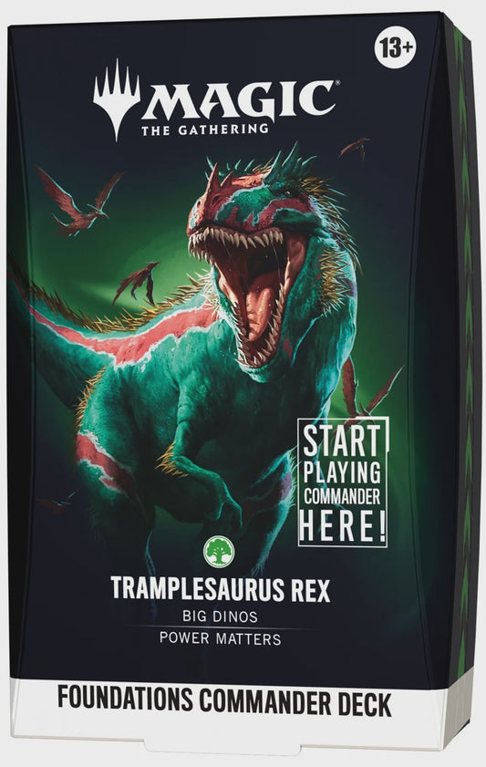 Magic the Gathering: Foundations Commander Deck Tramplesaurus Rex