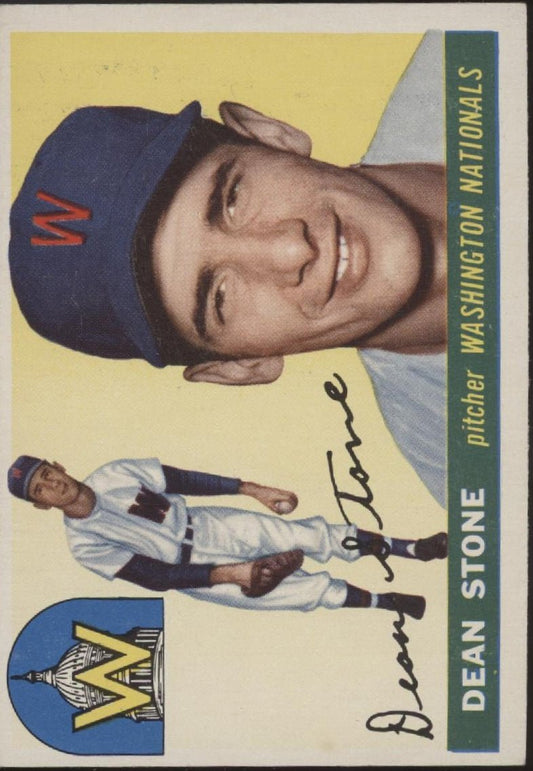 Dean Stone 1955 Topps #60 Washington Senators EX - Collector Store LLC