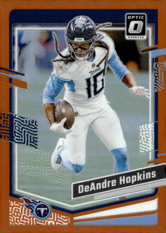 DeAndre Hopkins 2023 Panini Donruss Optic Orange Prizm 129/249 #188 - Collector Store LLC