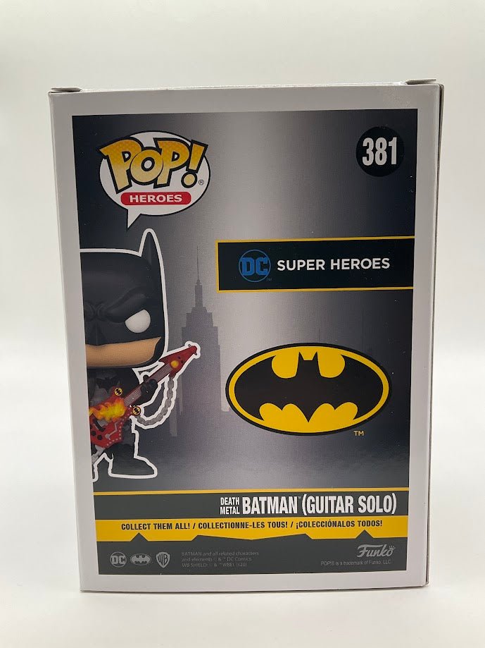 Death Metal Batman (Guitar Solo) Funko Pop! Heroes #381 PX Preview Exclusive - Collector Store LLC