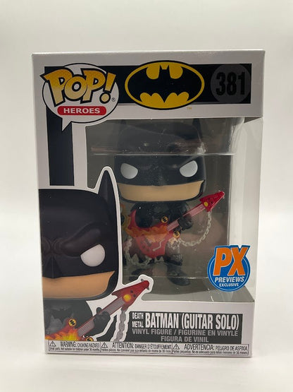 Death Metal Batman (Guitar Solo) Funko Pop! Heroes #381 PX Preview Exclusive - Collector Store LLC