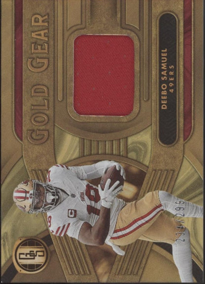 Deebo Samuel 2024 Panini Gold Standard Gold Gear Swatch 234/299 #GG - DSL - Collector Store LLC