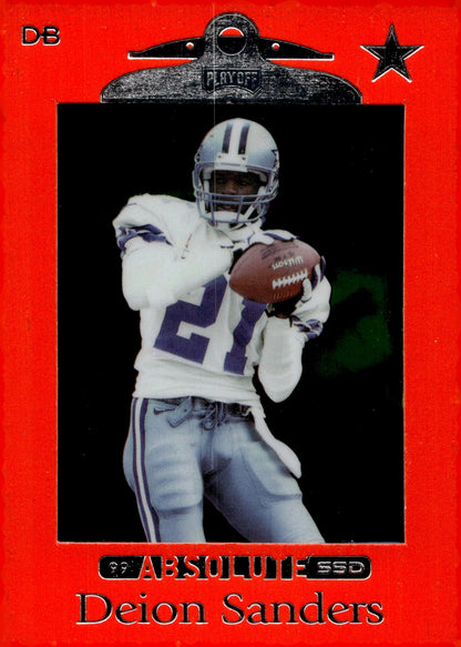 Deion Sanders 1999 Playoff SSD Red #25 - Collector Store LLC
