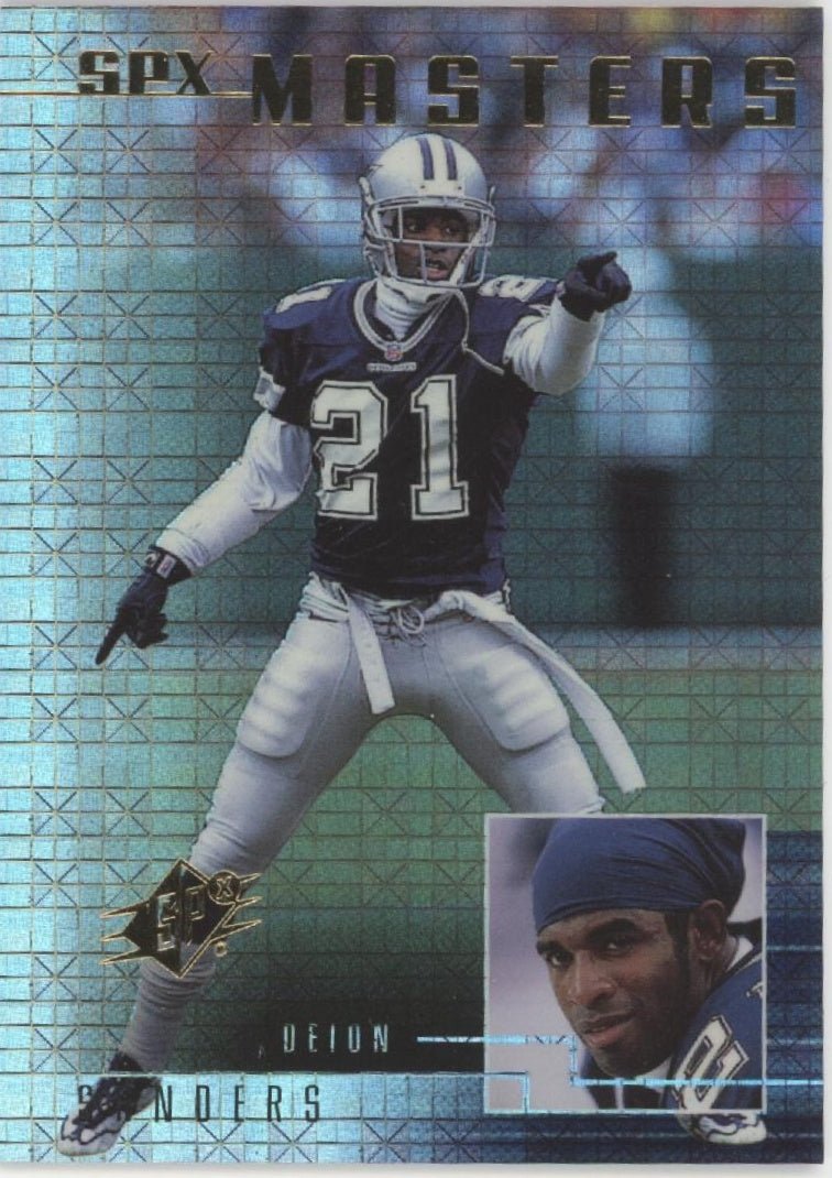 Deion Sanders 1999 Upper Deck SPX Masters #M7 - Collector Store LLC