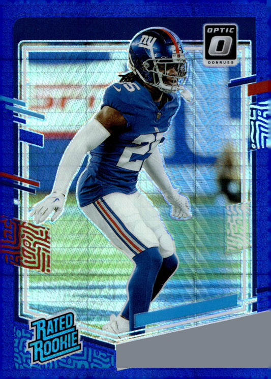 Deonte Banks 2023 Panini Donruss Optic Rated Rookie Blue Prism Prizm RC #278 #2 - Collector Store LLC