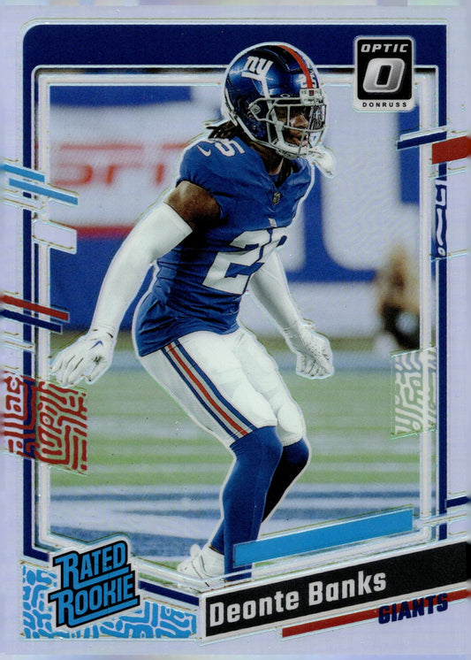 Deonte Banks 2023 Panini Donruss Optic Rated Rookie Prizm RC #278 - Collector Store LLC