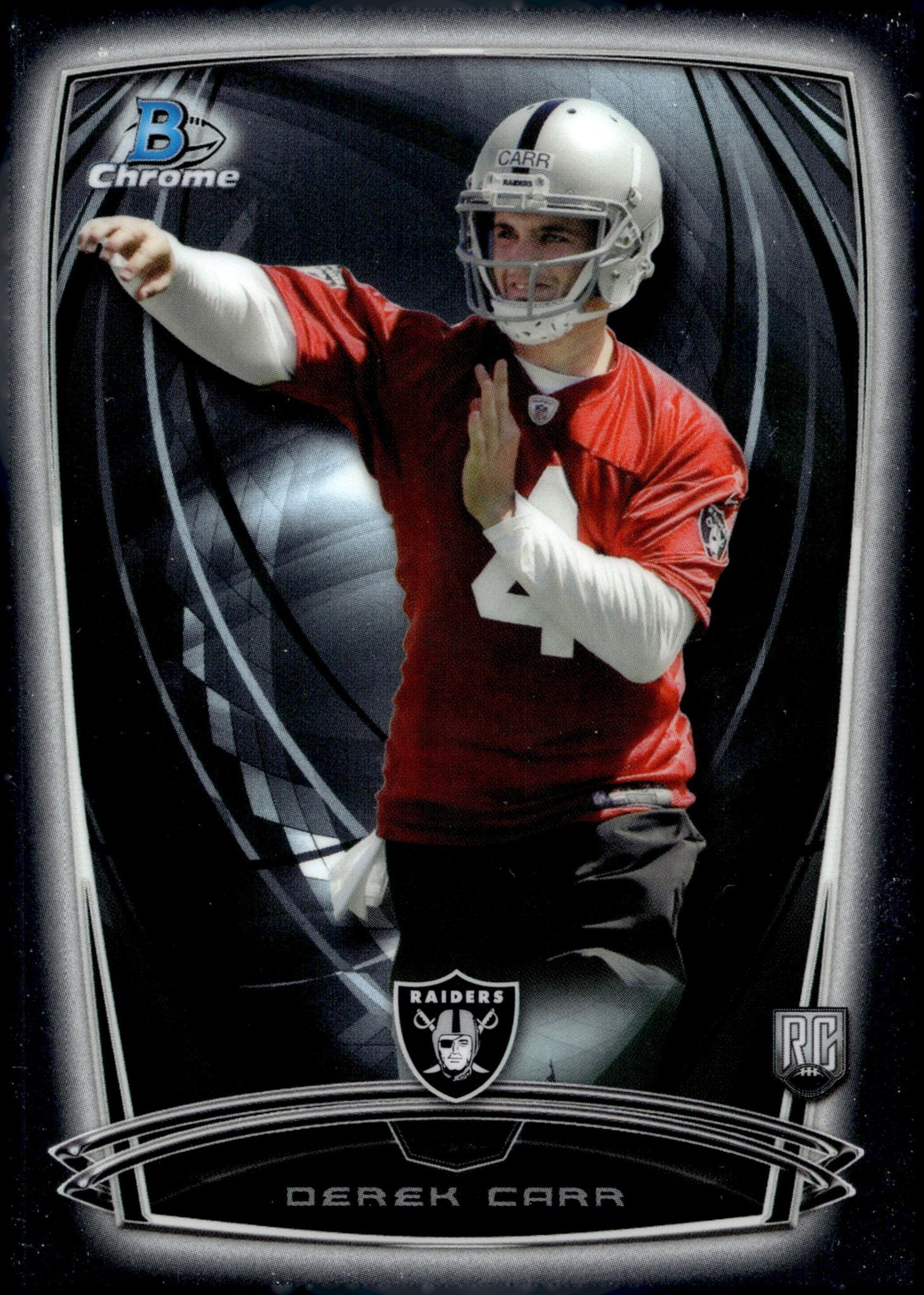 Derek Carr 2014 Bowman Chrome RC #135 - Collector Store LLC