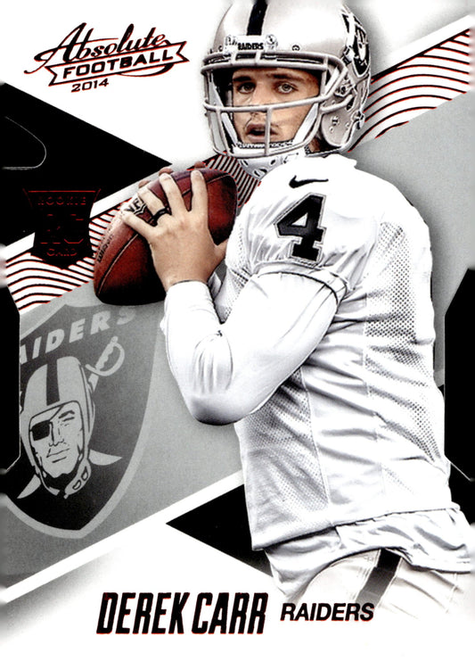 Derek Carr 2014 Panini Absolute Die - Cut Spectrum Red RC #147 - Collector Store LLC