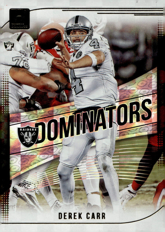 Derek Carr 2018 Panini Donruss Dominators #D - 23 - Collector Store LLC